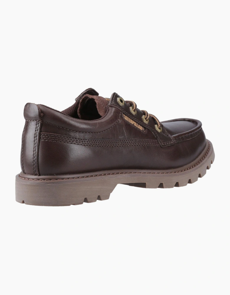 Caterpillar Colorado Moc Leather Mens Shoes Dark Brown