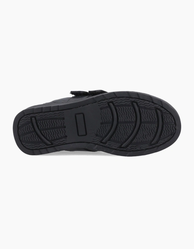 Pod Aran Leather Senior School Shoes Black