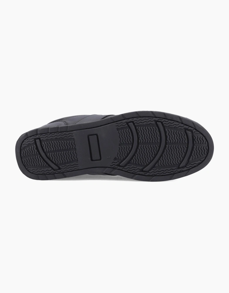Pod Logan Leather Mens Shoes Black