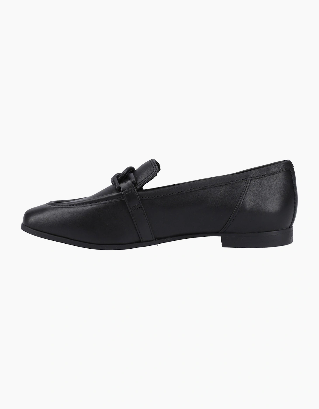 Toms Lynette Womens Leather Loafers Black