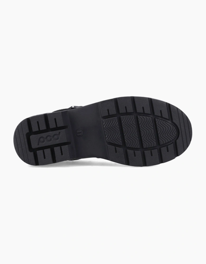 Pod Emilie Girls School Shoes Black