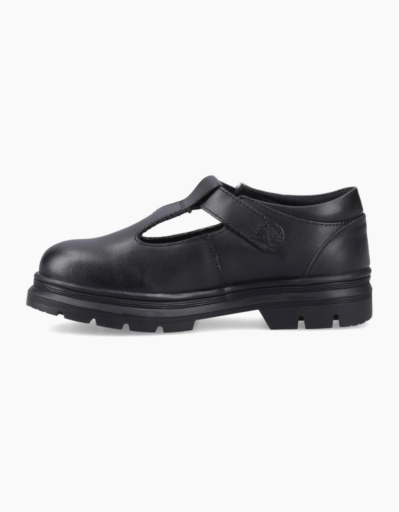 Pod Emilie Girls School Shoes Black