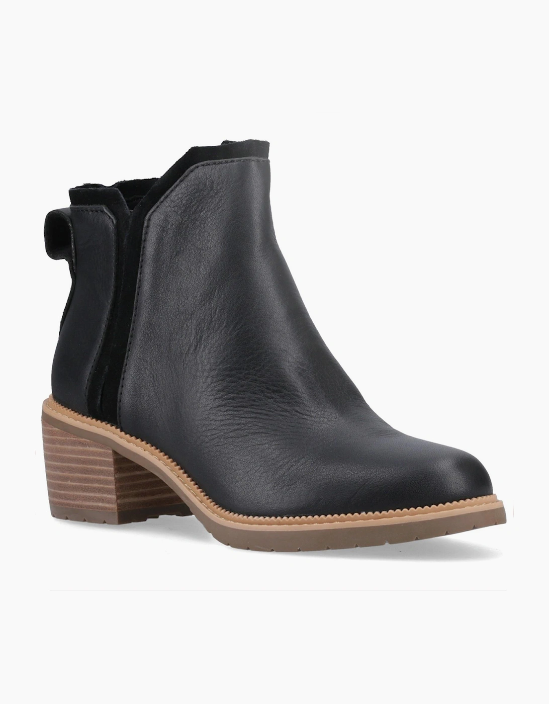 Toms Hailey Womens Ankle Boots Black