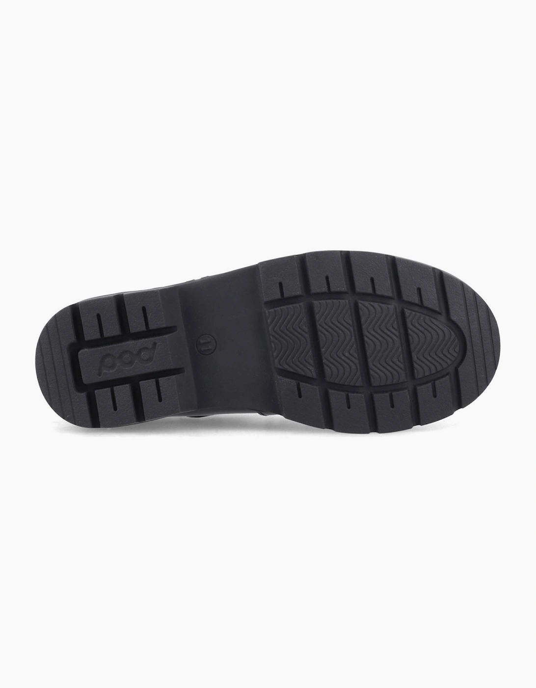Pod Emilie Patent Girls School Shoes Black Patent