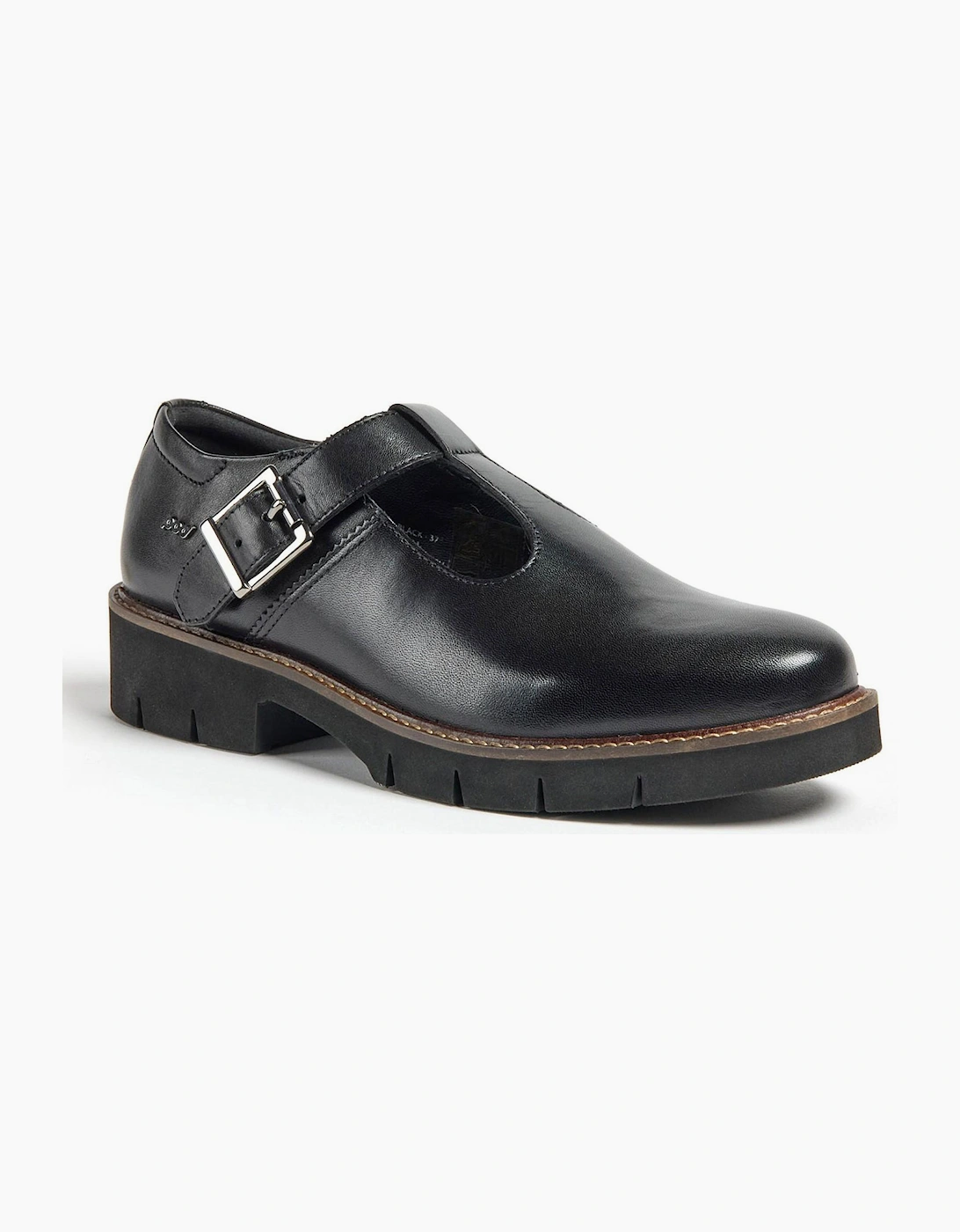 Pod Kayla Senior Girls School Shoes Black