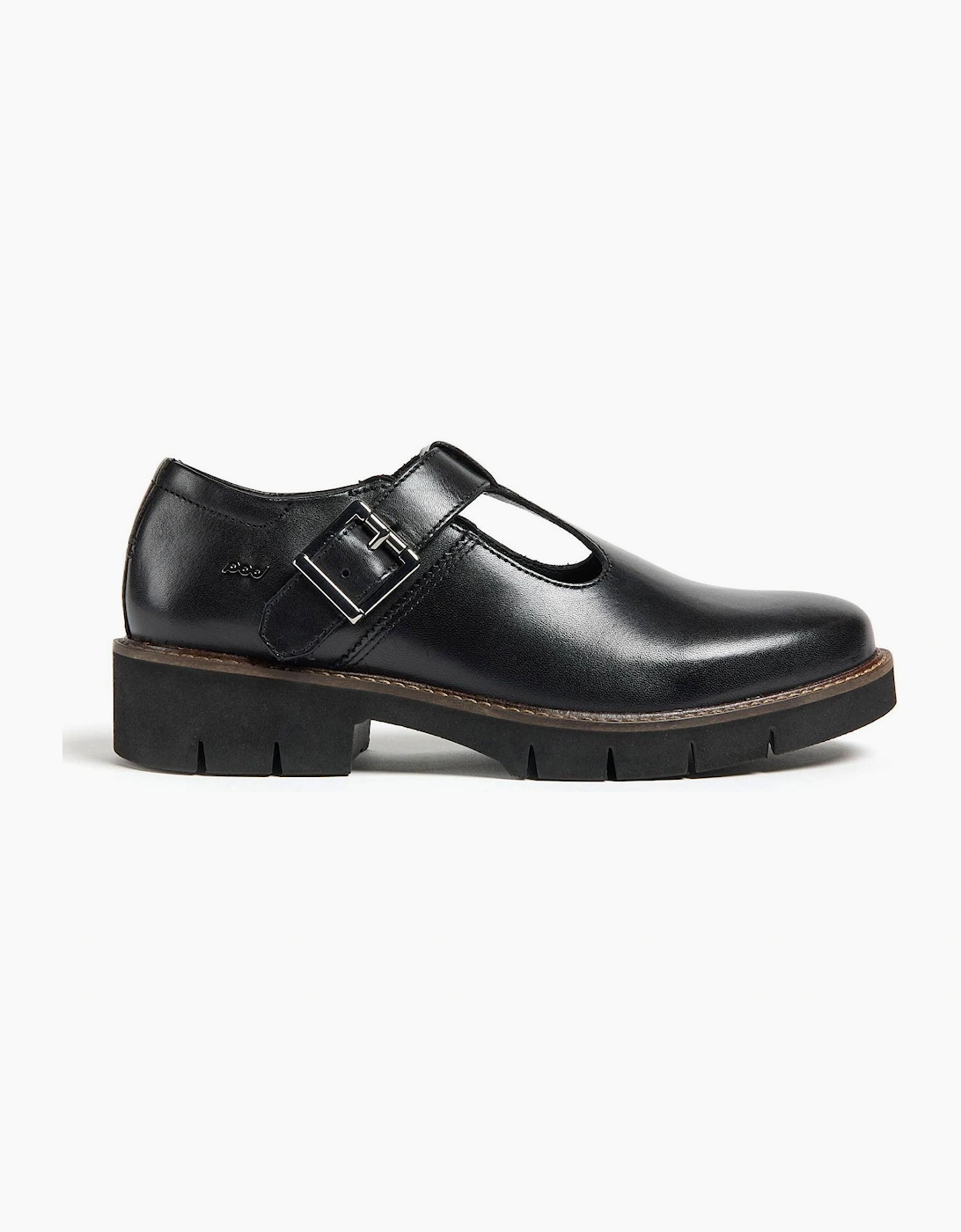 Pod Kayla Senior Girls School Shoes Black