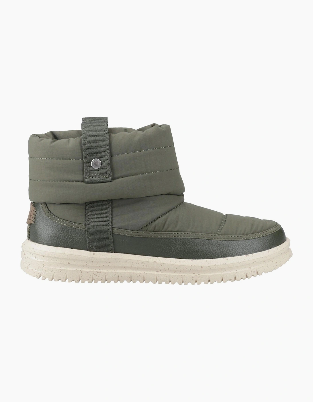Hey Dude Camden Womens Quilt Boots Dark Olive