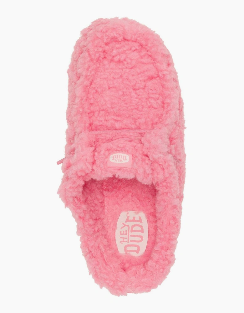 Hey Dude Wendy Womens Slippers Plumeria Pink