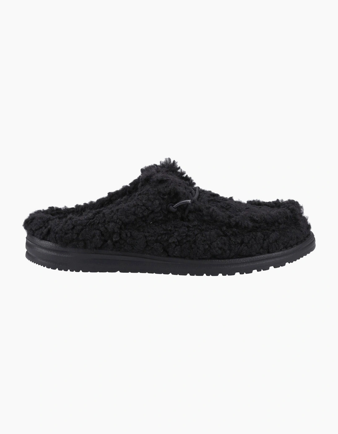 Hey Dude Wally Mens Slippers Black/Black