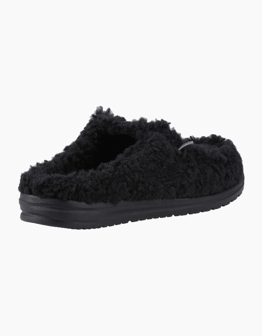 Hey Dude Wally Mens Slippers Black/Black