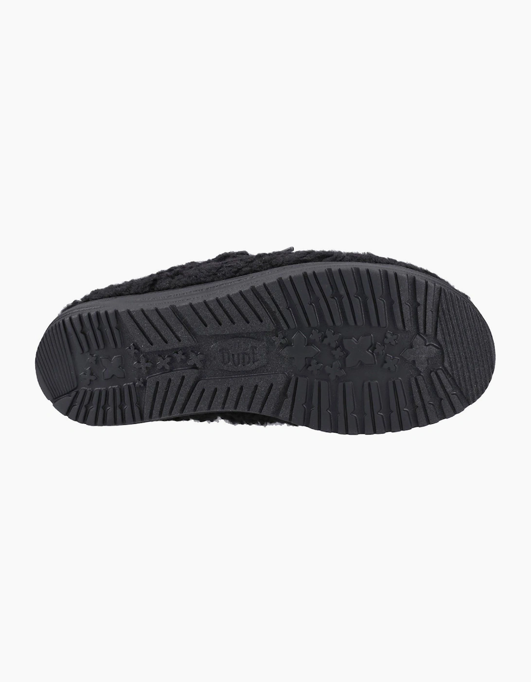 Hey Dude Wally Mens Slippers Black/Black