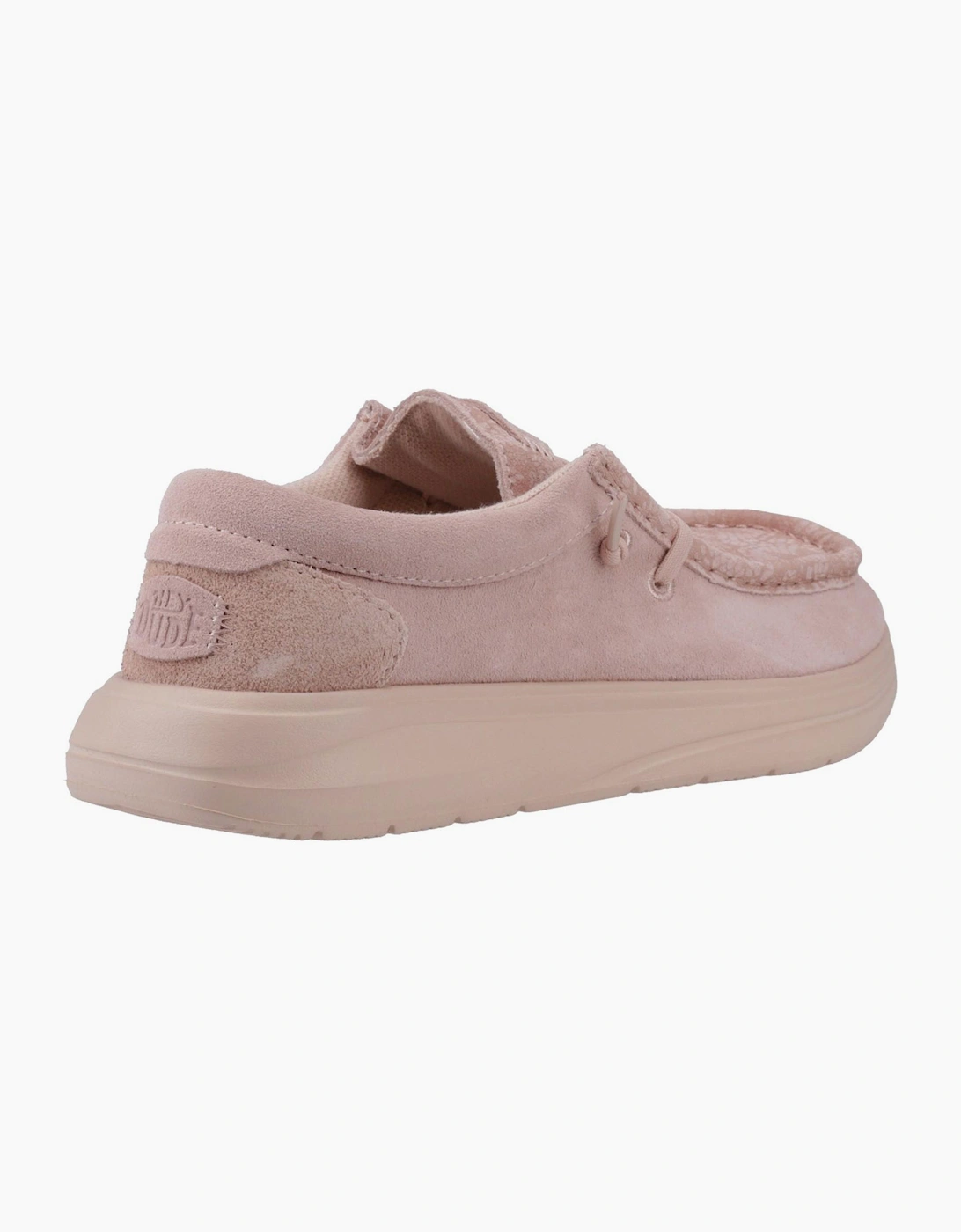 Hey Dude Wendy COMF Womens Suede Shoes Rose Dust