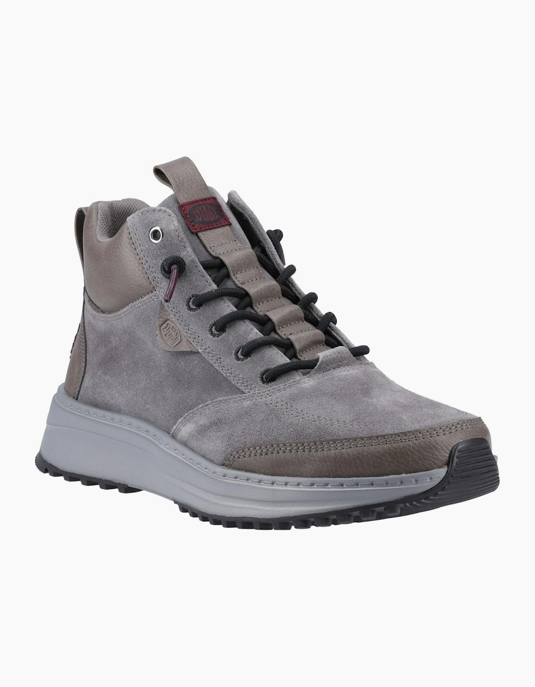 Hey Dude Tahoe Mens Boots Granite Grey/Multi