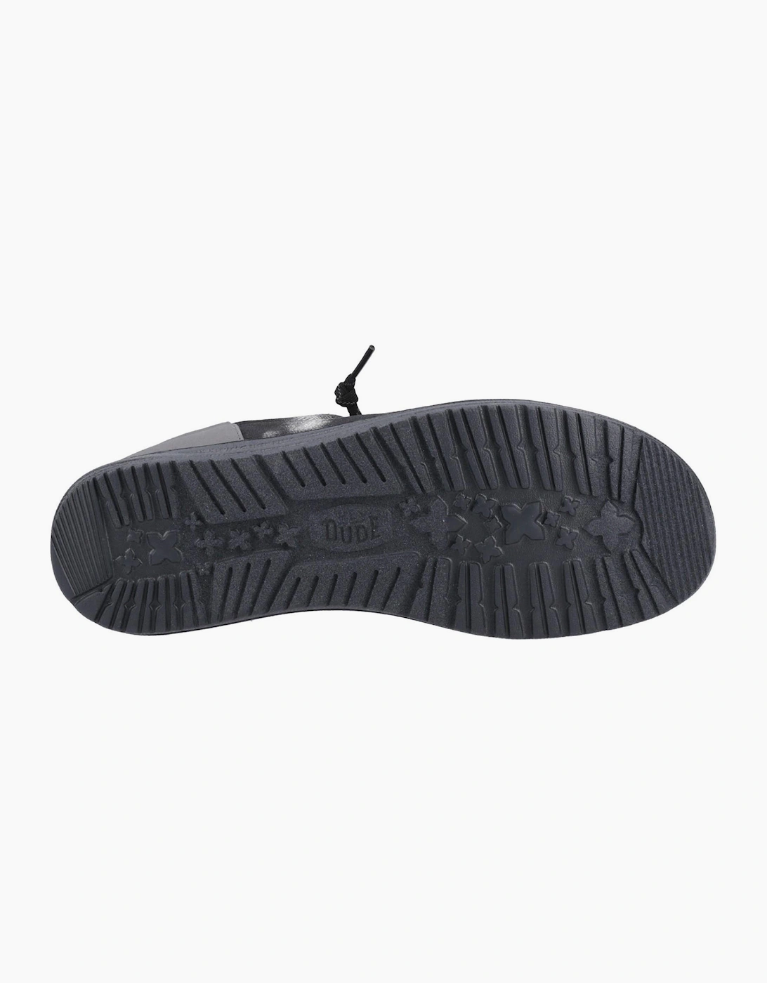 Hey Dude Wally Funk Overdye Mens Shoes Black/Granite Grey