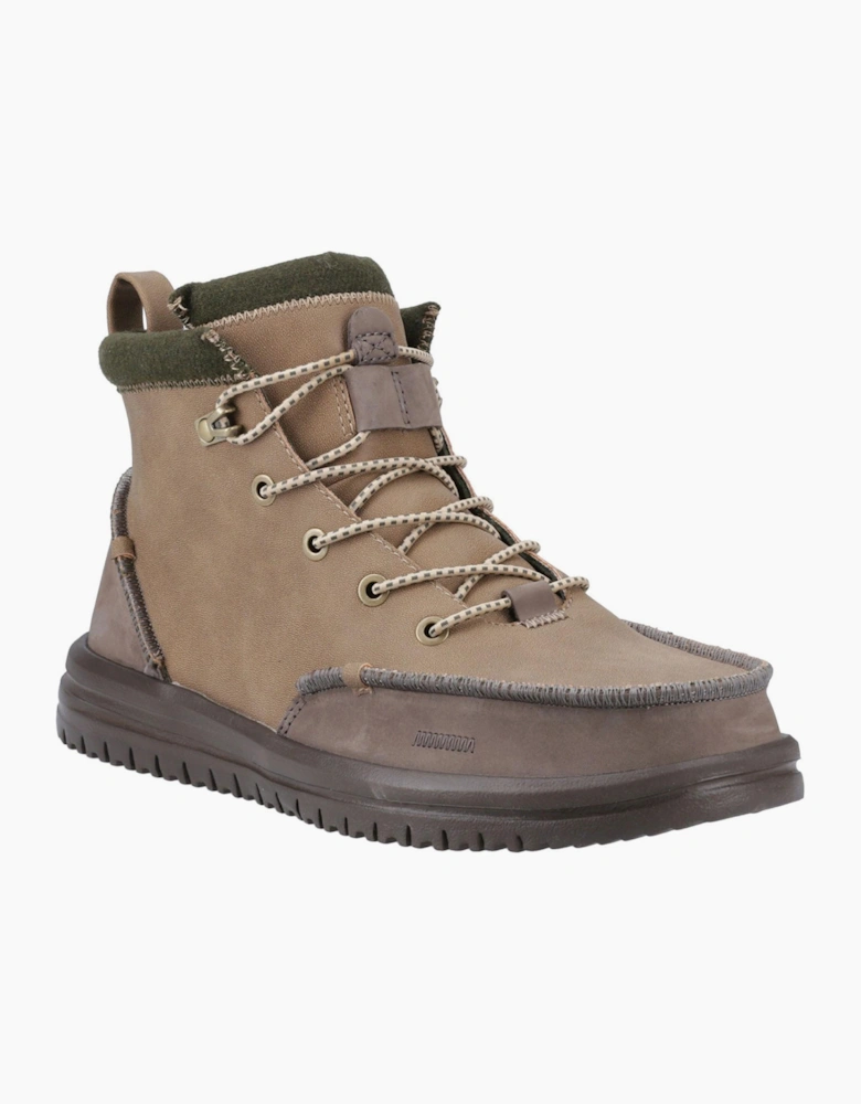 Hey Dude Bradley Tumbled Mens Classic Boots Nut