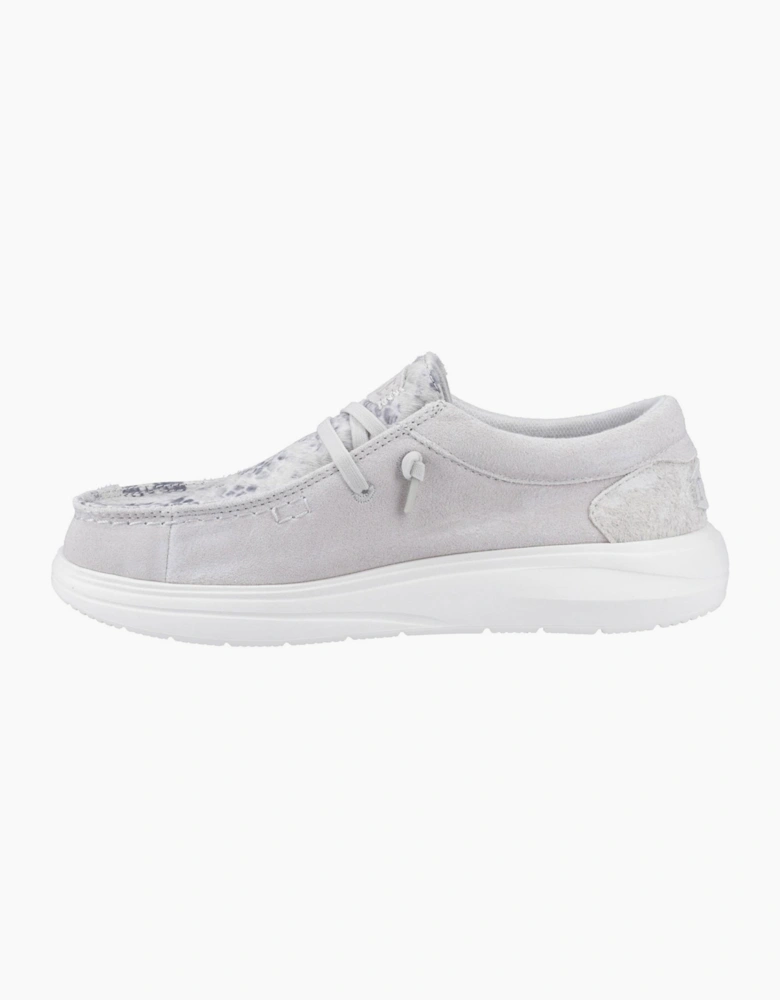 Hey Dude Wendy COMF Luxe Womens Shoes Grey / Snake