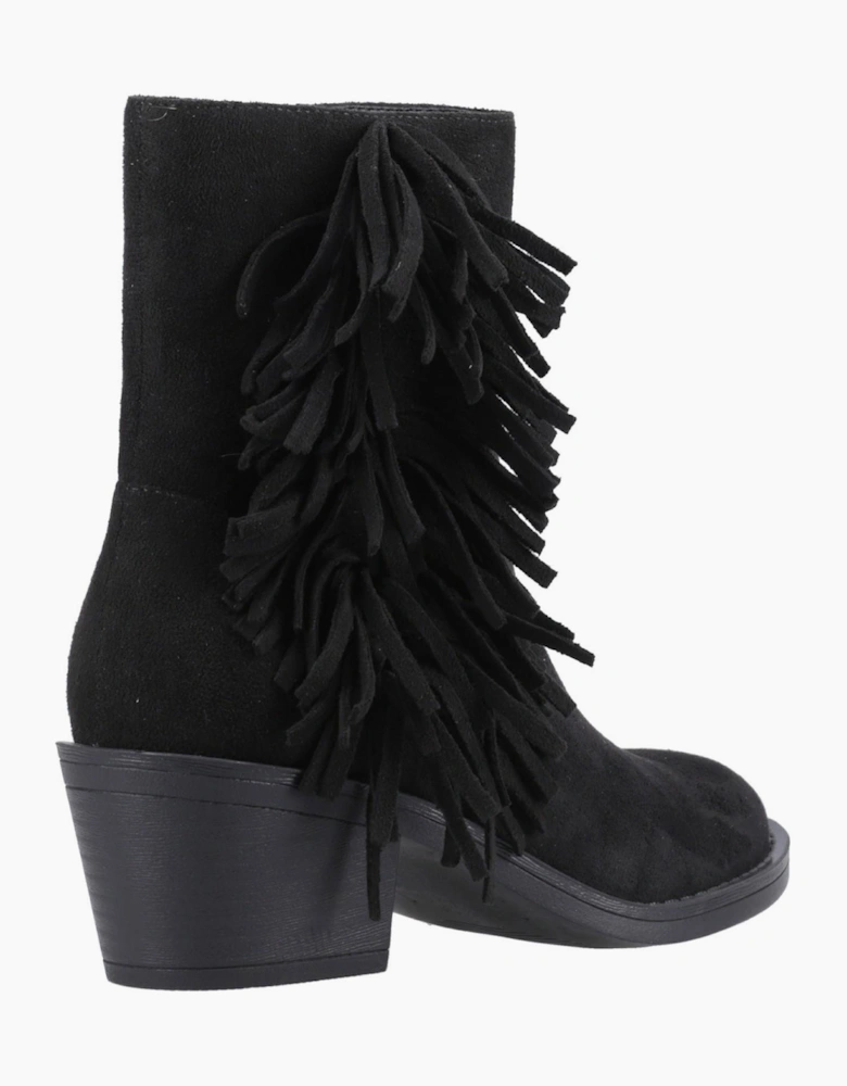 Rocket Dog Yankee Tassel Womens Cowboy Boots Black