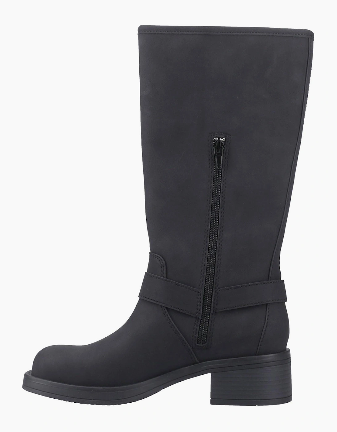 Rocket Dog Nash Womens Tall Biker Boots Black