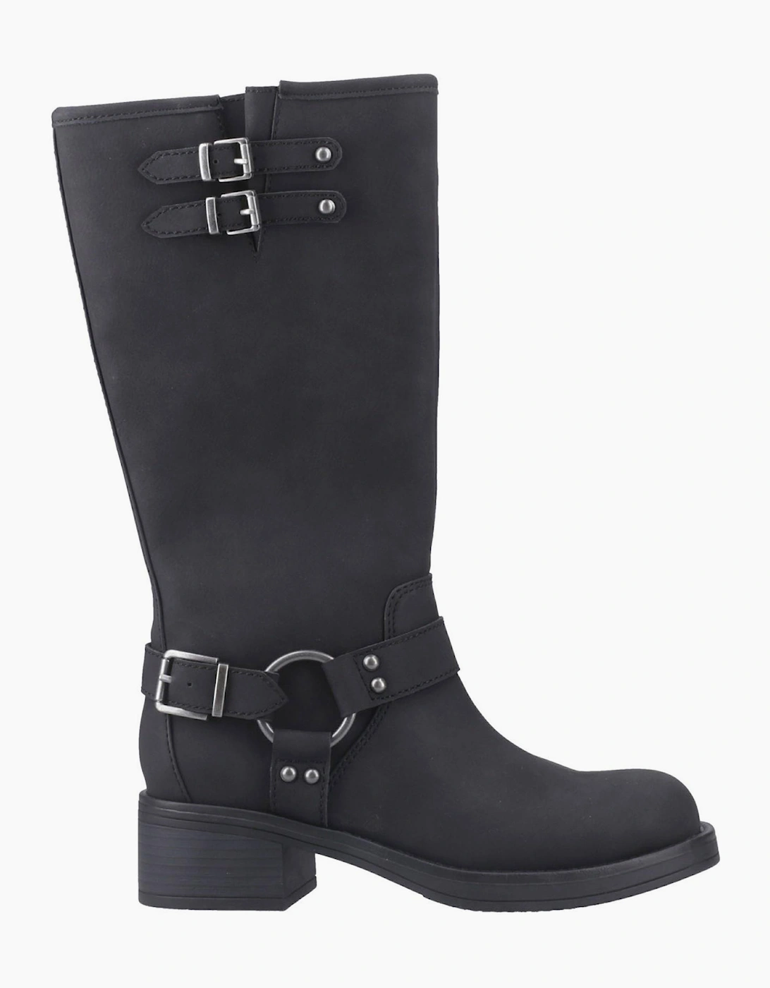 Rocket Dog Nash Womens Tall Biker Boots Black