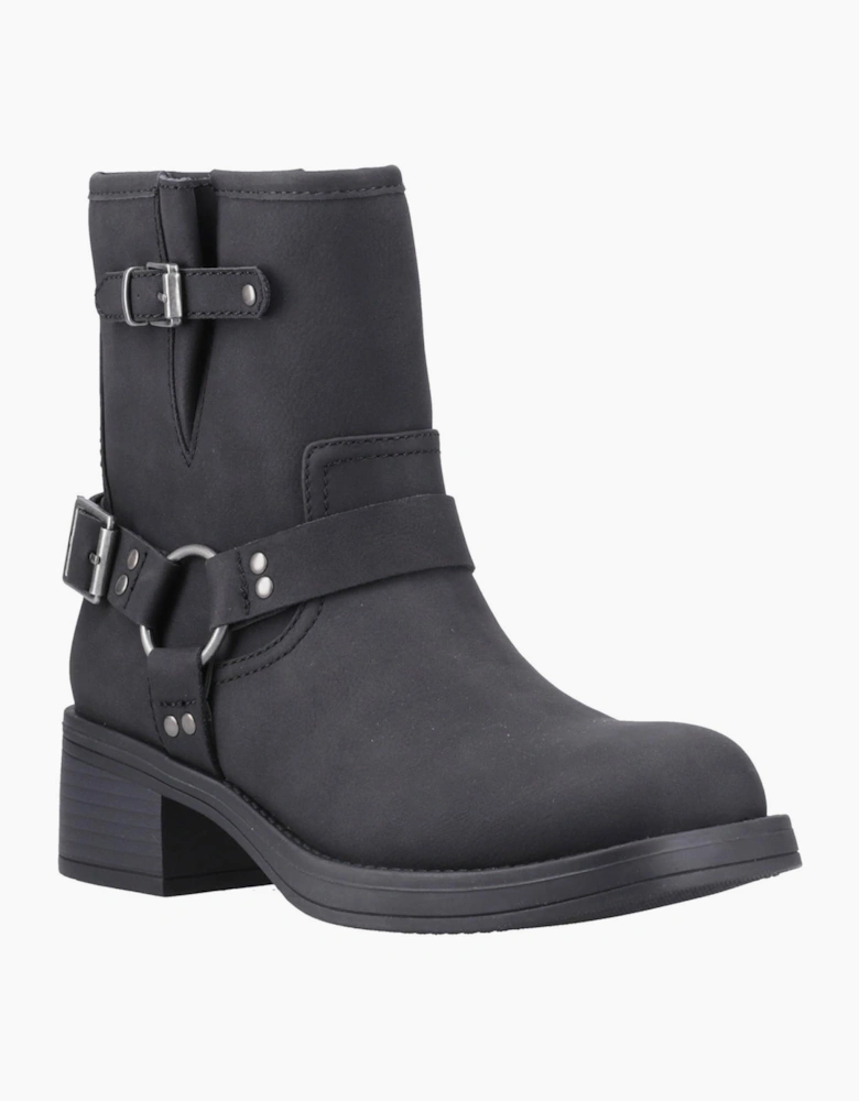 Rocket Dog Nino Womens Biker Boots Black