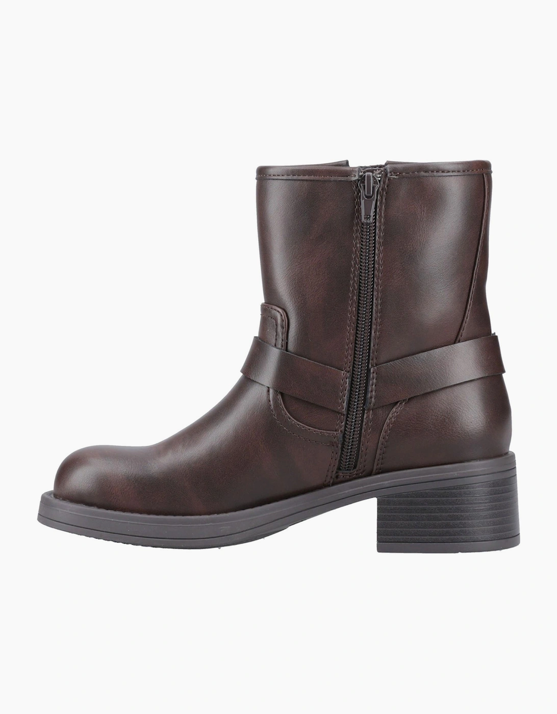 Rocket Dog Nino Womens Biker Boots Brown