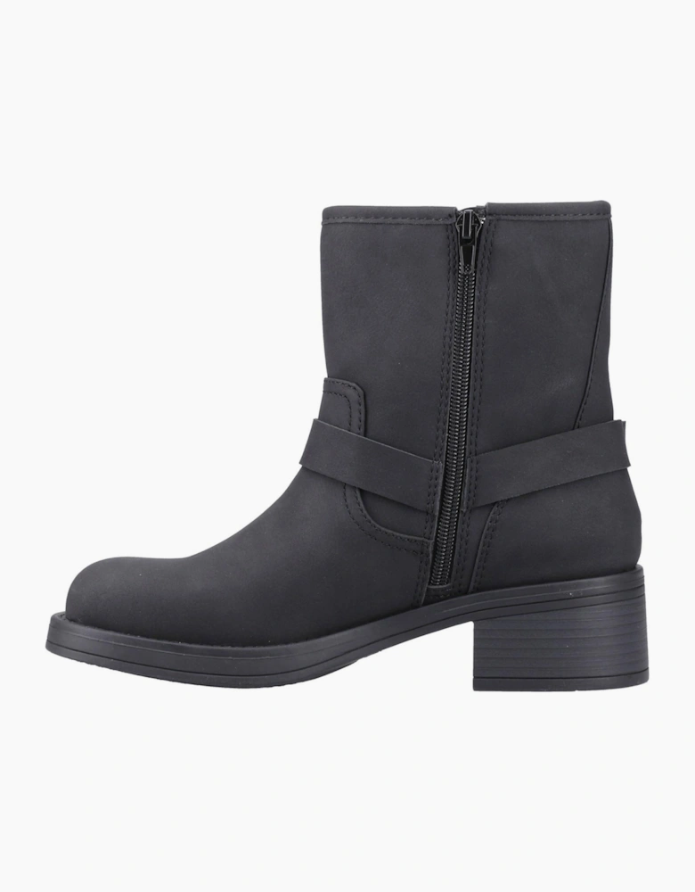 Rocket Dog Nino Womens Biker Boots Black