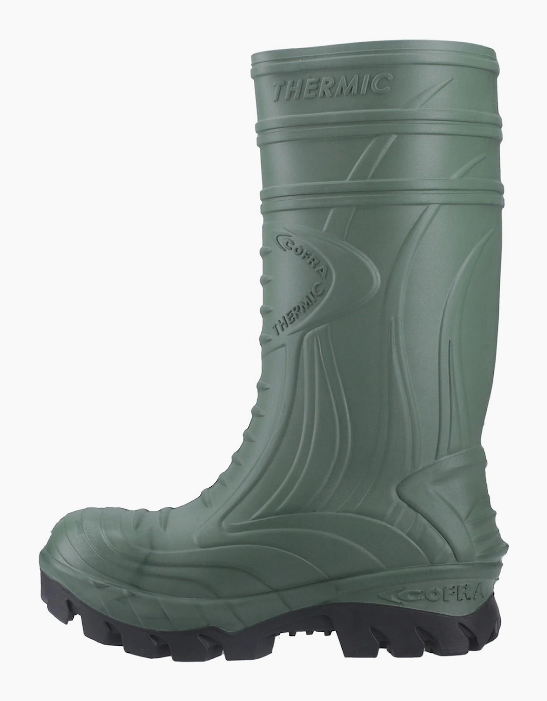 Cofra Thermic Mens Safety Wellington Boots Green