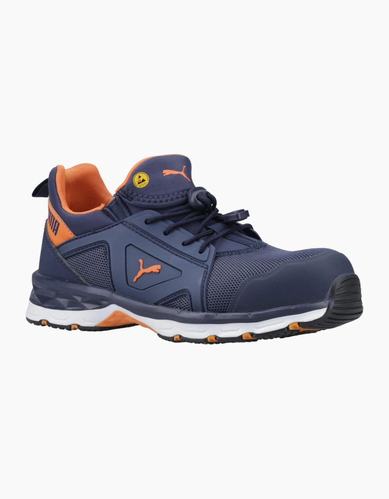 Puma Safety Puma Chase Mens Safety Trainers Navy Blue / Orange