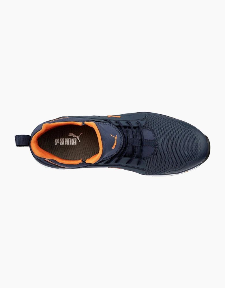 Puma Safety Puma Chase Mens Safety Trainers Navy Blue / Orange