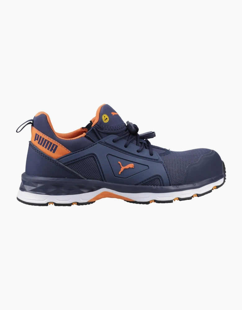 Puma Safety Puma Chase Mens Safety Trainers Navy Blue / Orange