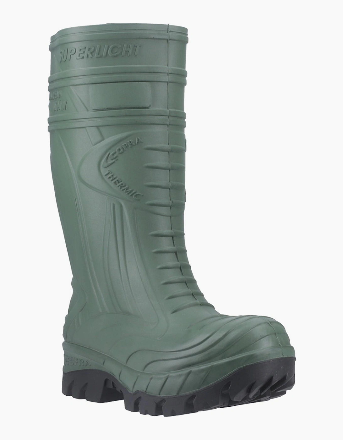Cofra Thermic Mens Safety Wellington Boots Green