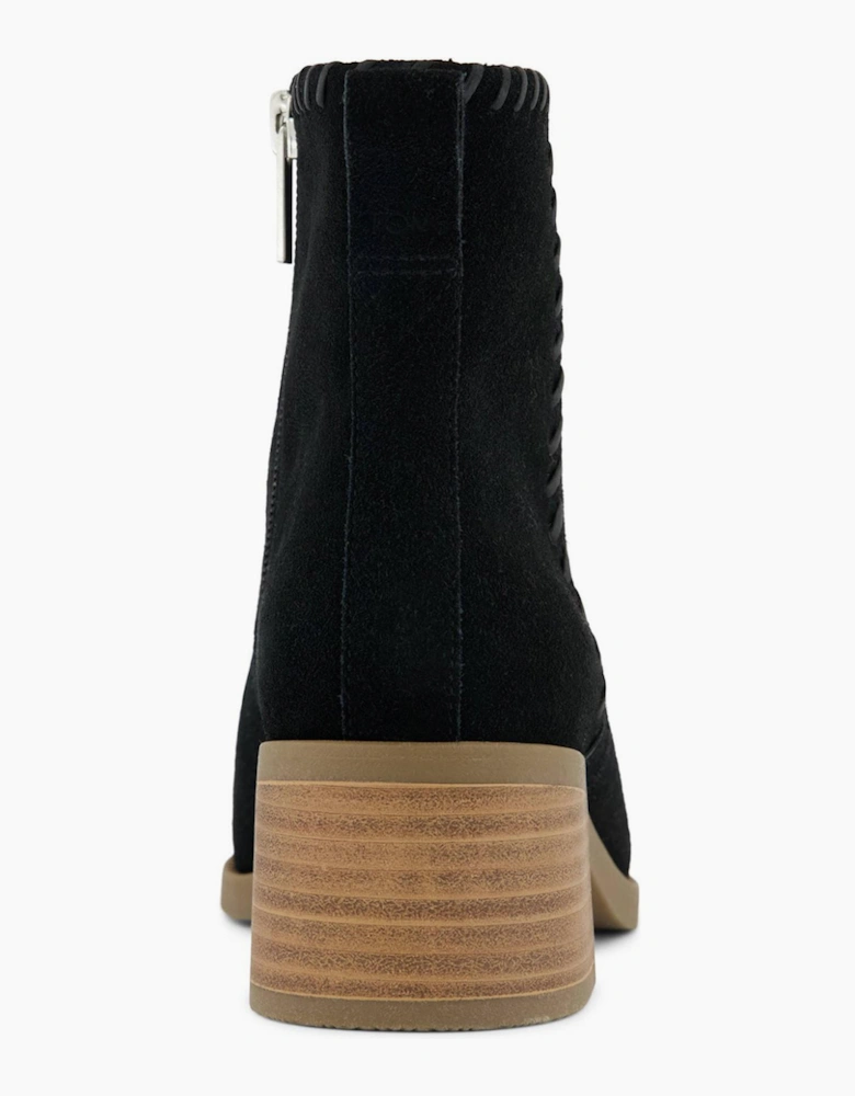 Toms Delilah Womens Heeled Boots Black