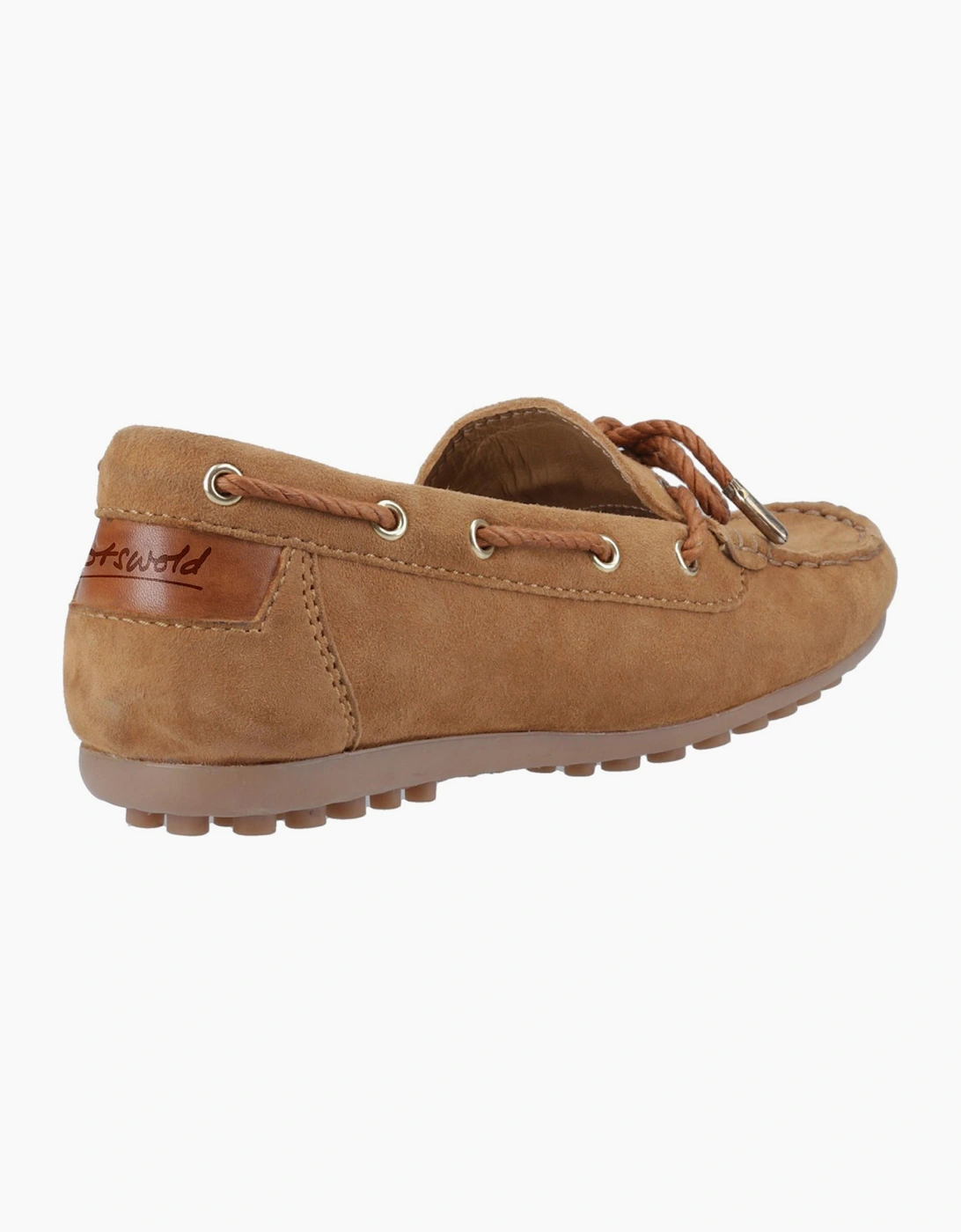 Cotswold Womens Leather Swimbrook Shoes Tan