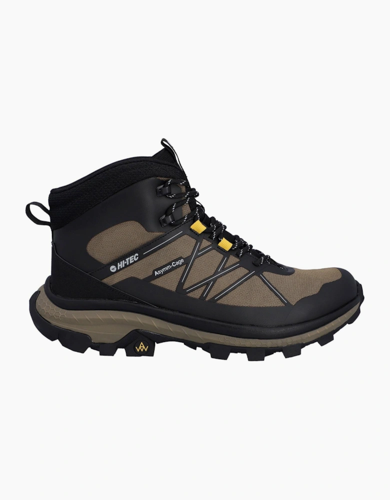 Hi-Tec AWW Infuse Mid WP Mens Hiking Boots Black/Walnut/Artisans Gold