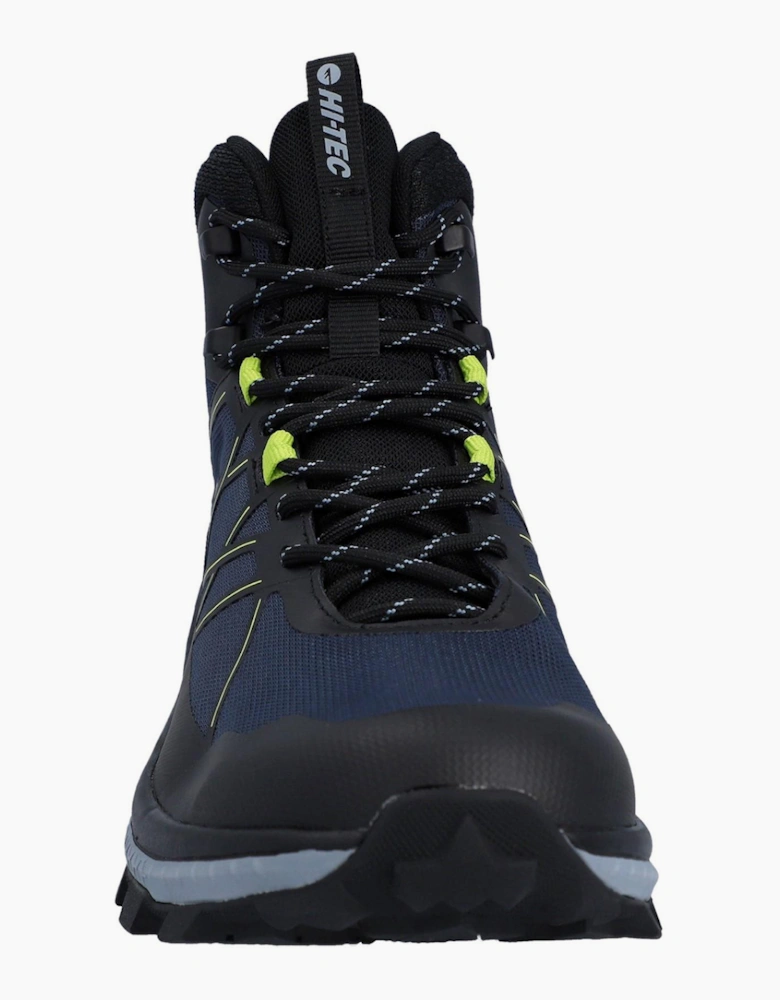 Hi-Tec AWW Infuse Mid WP Mens Hiking Boots Black/Spellbound/Acid Lime