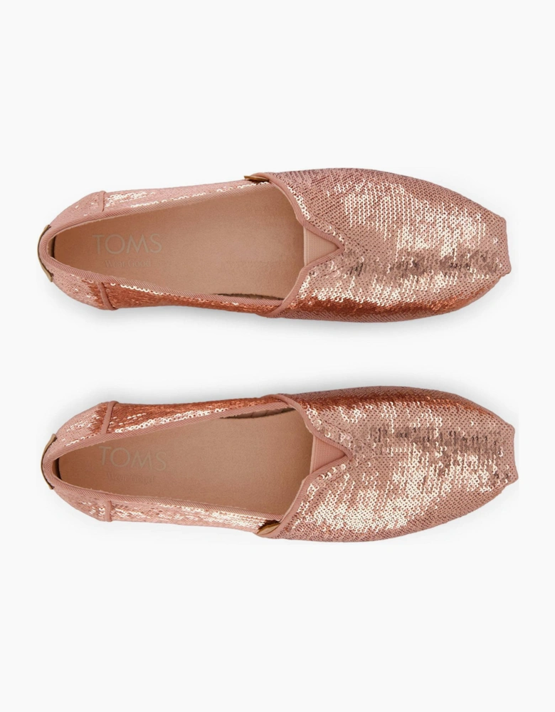 Toms Alpargata Womens Slip On Shoes Rose