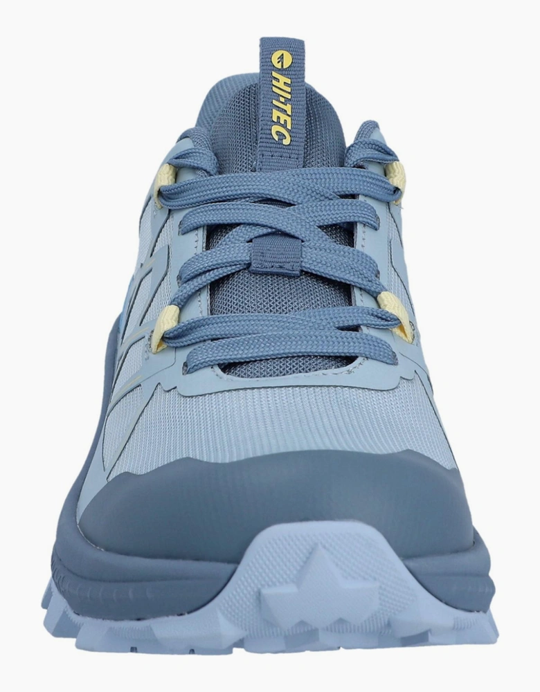 Hi-Tec AWW Infuse Womens Trail Shoes Blue Fog/Flintstone/Banana