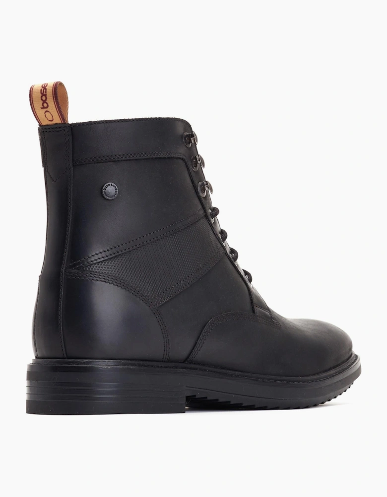 Base London Dickson Mens Leather Boots Black