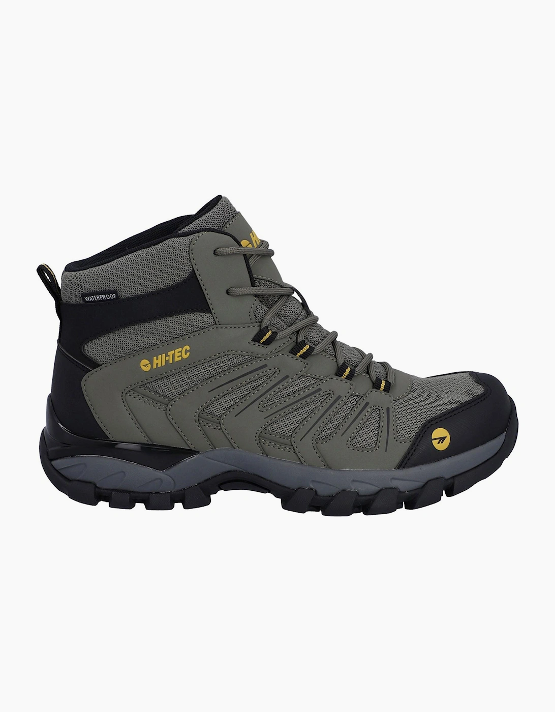 Hi-Tec Men's Hi-Tec Campana Mid Mens Hiking Boots Dusty Olive/Honey - Grey