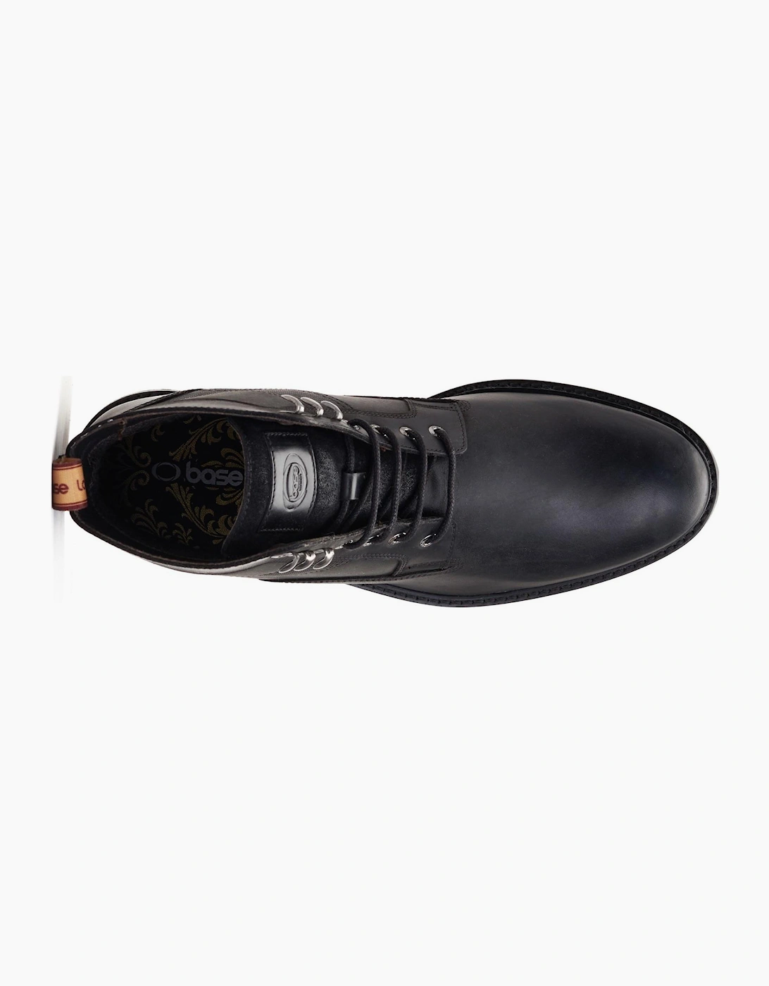 Base London Dickson Mens Leather Boots Black