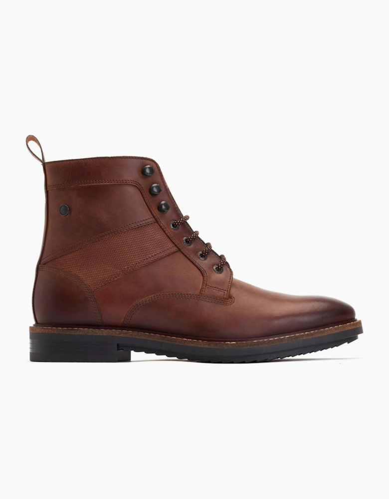 Base London Dickson Mens Leather Boots Brown