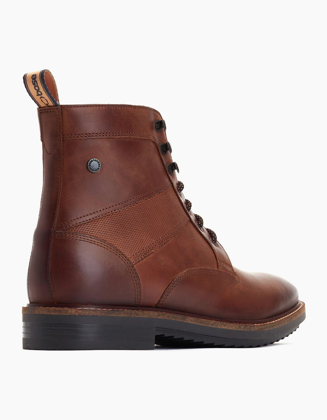 Base London Dickson Mens Leather Boots Brown