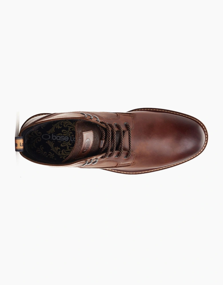 Base London Dickson Mens Leather Boots Brown