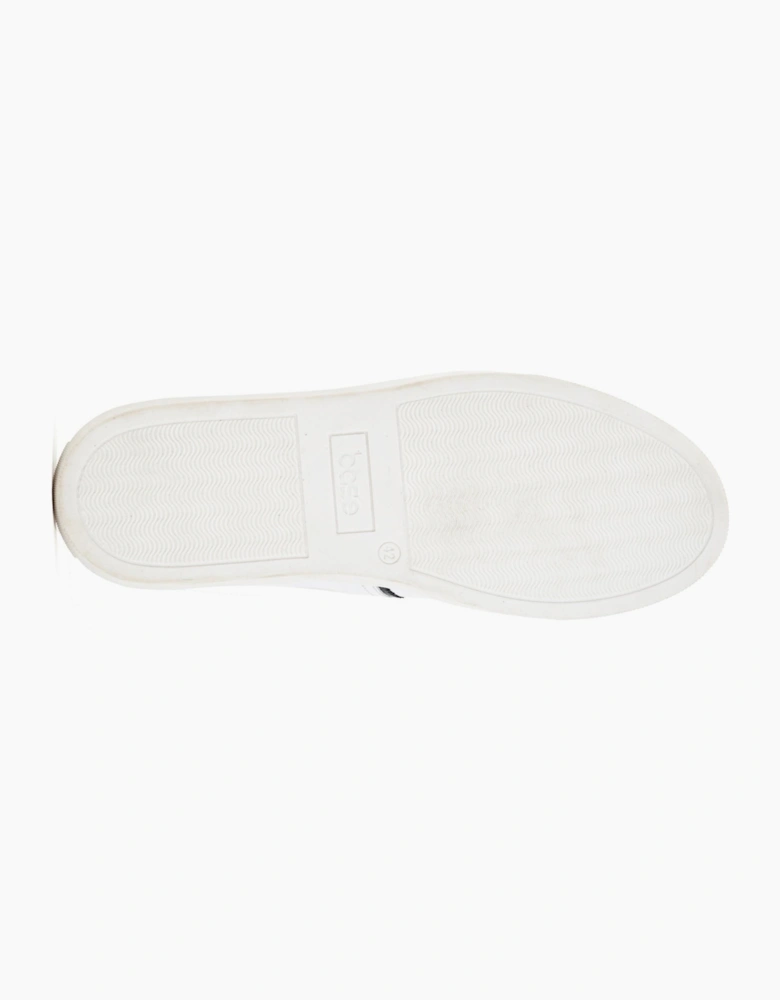 Base London Beck Leather Mens Trainers White