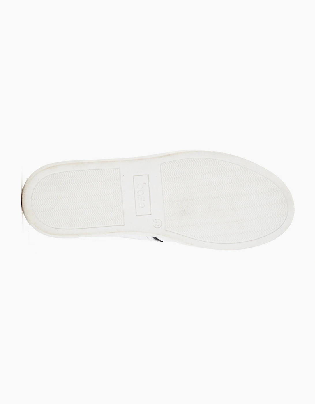 Base London Beck Leather Mens Trainers White