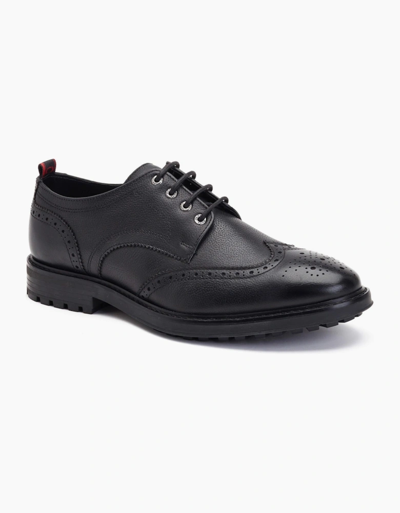Base London Yukon Grain Mens Shoes Black