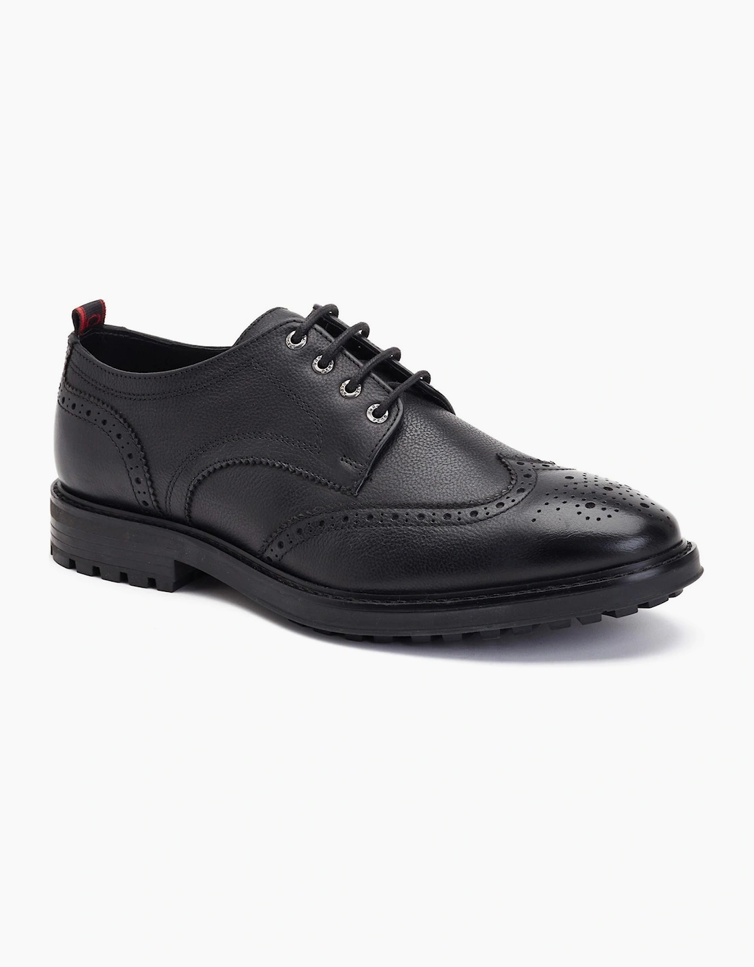 Base London Yukon Grain Mens Shoes Black