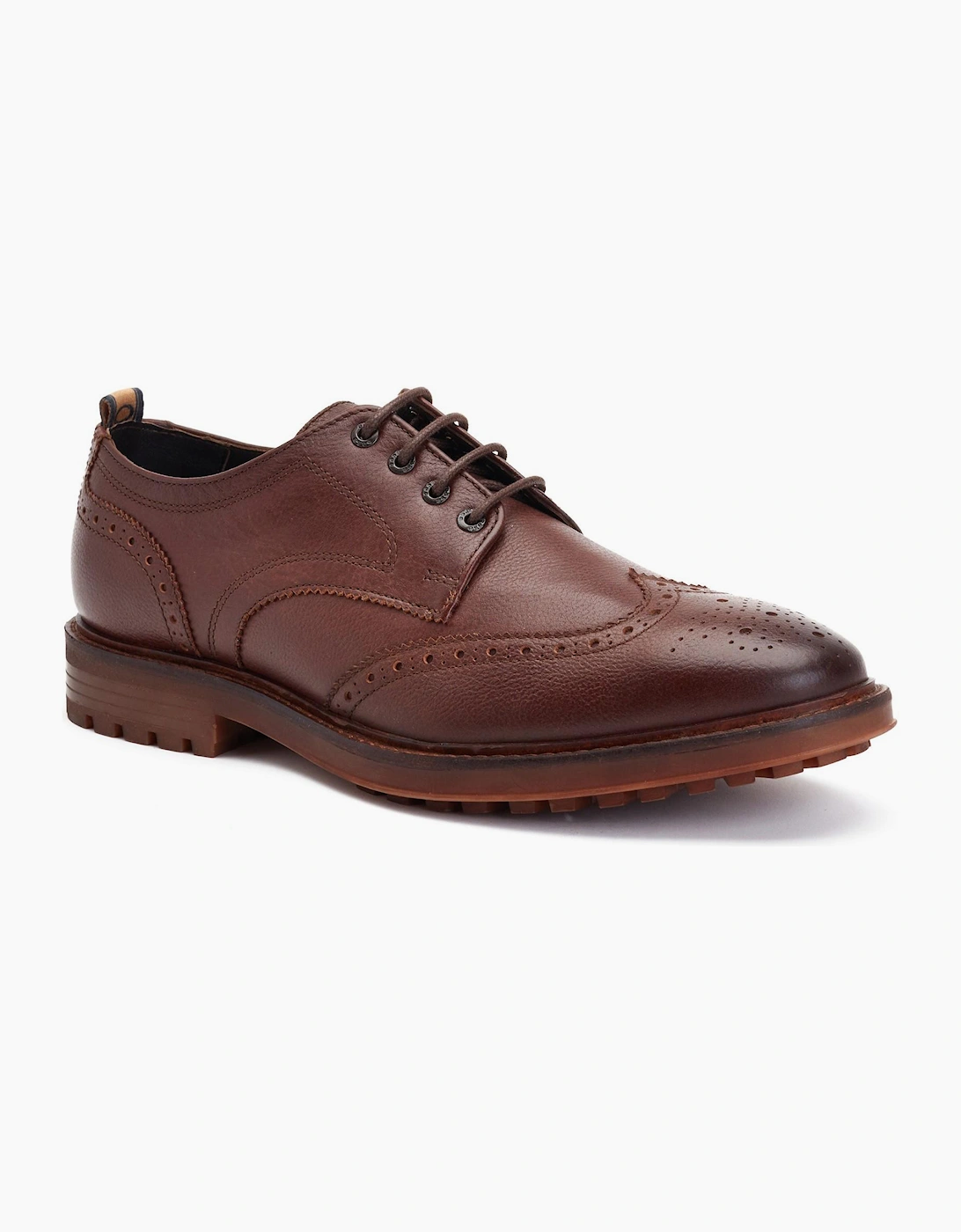 Base London Yukon Grain Mens Shoes Brown