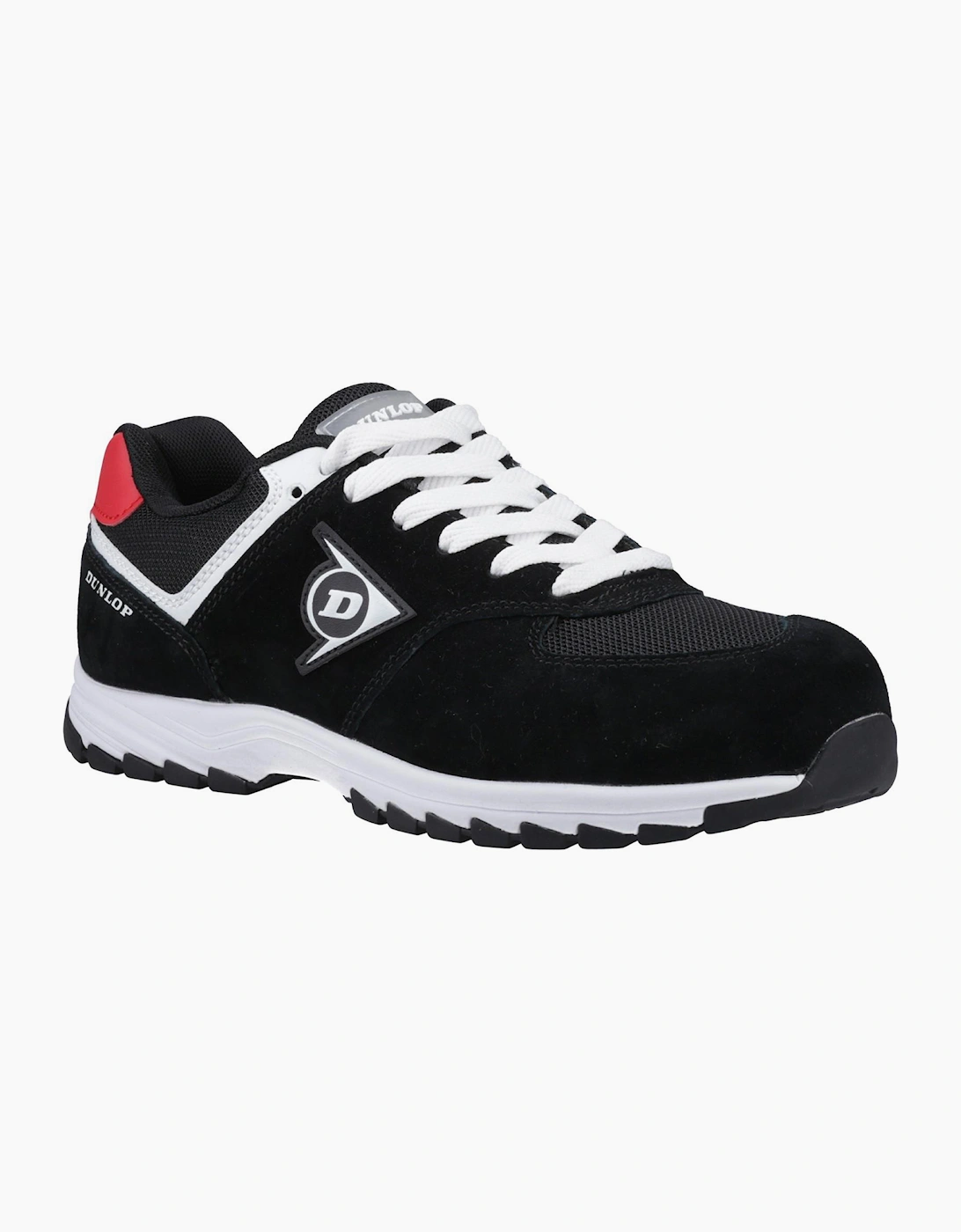 Dunlop Arrow Mens Safety Trainers Black / Red / White