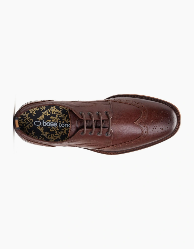 Base London Yukon Grain Mens Shoes Brown
